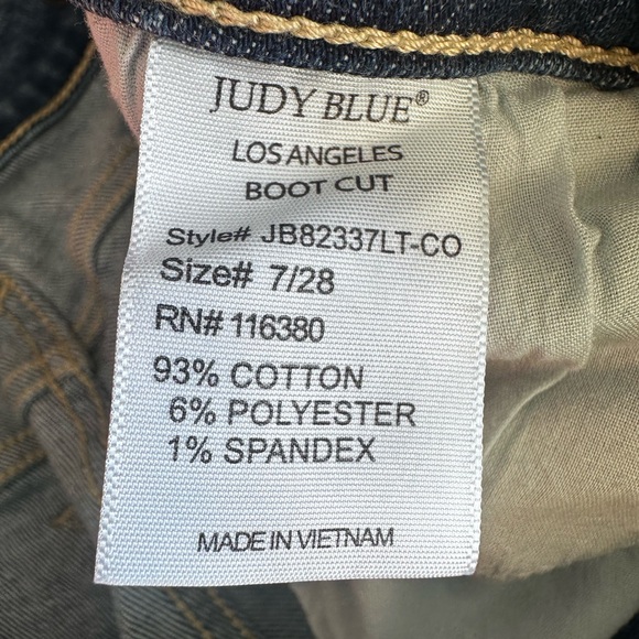 Judy Blue Light Blue Bootcut Jeans - Picture 6 of 13